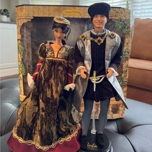 Barbie Renaissance Couple Dolls - Red, Gold, Black